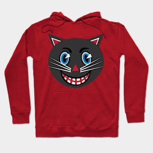 Retro Black Cat Hoodie